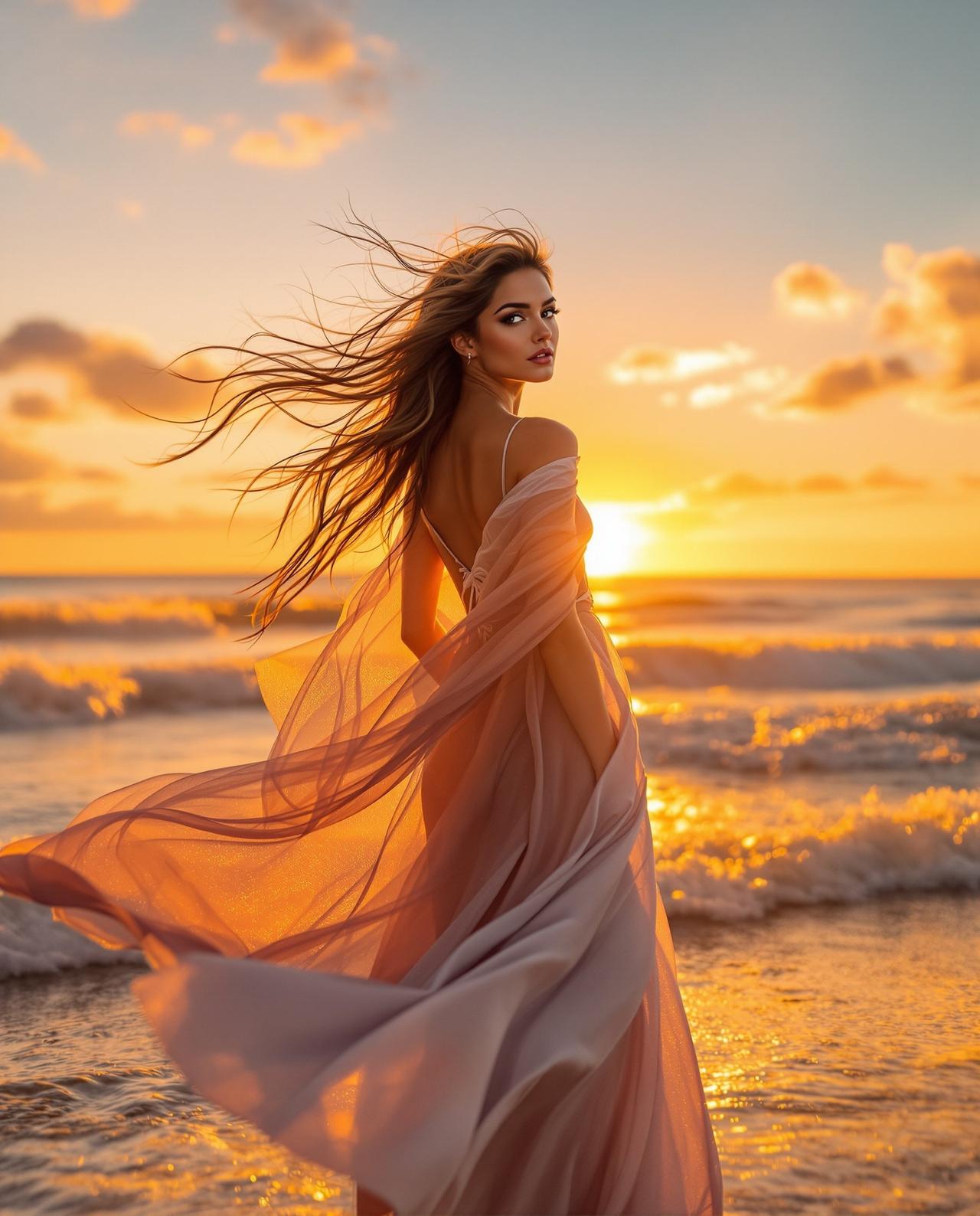 美女网 - 海边日落金色时刻 美女网 - 海边日落金色时刻 - 热门推荐